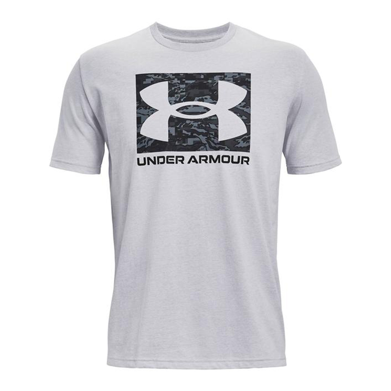 Under Armour Abc Camo Boxed Logo Ss Kısa Kollu T-Shirt Gri