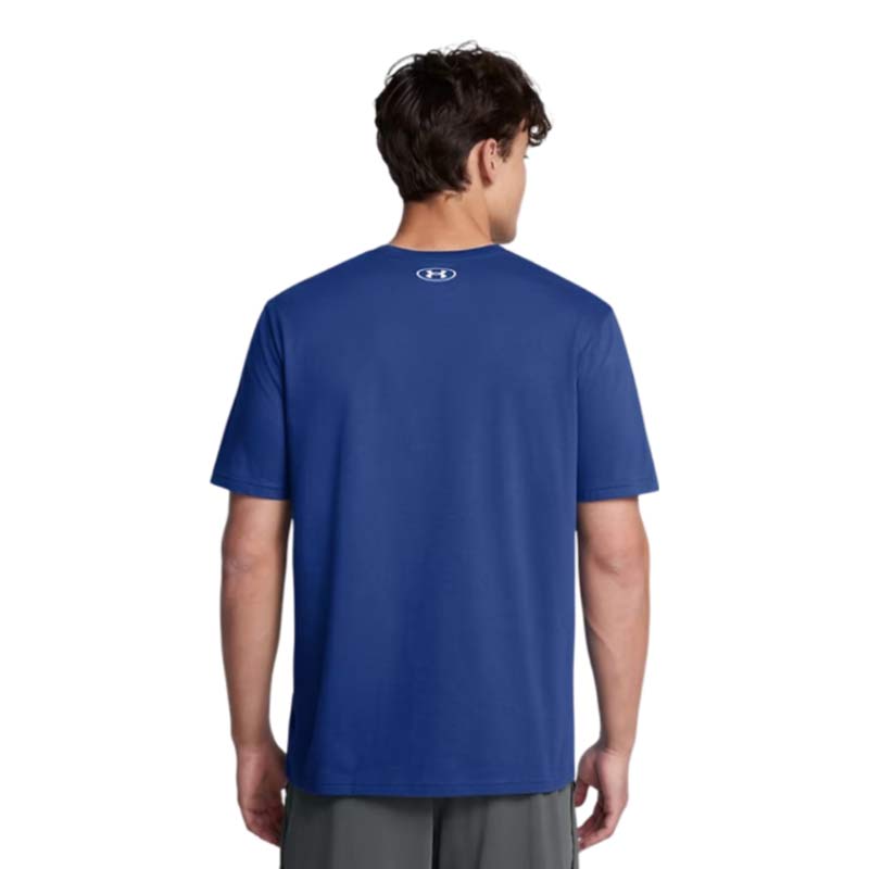 Under Armour Abc Camo Boxed Logo Ss Kısa Kollu T-Shirt Mavi
