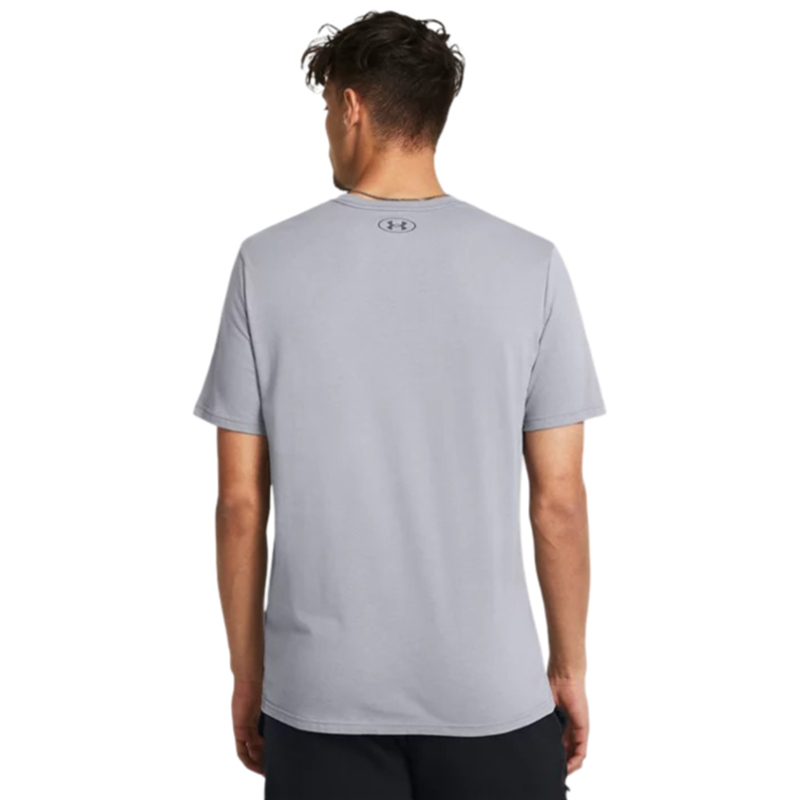 Under Armour Branded Gel Stack Kısa Kollu T-Shirt Gri