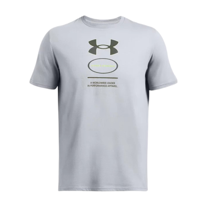 Under Armour Branded Gel Stack Kısa Kollu T-Shirt Gri