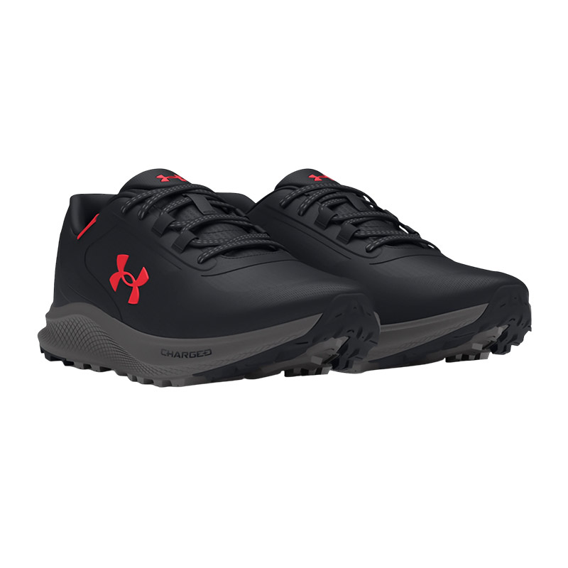 Under Armour Charged Bandit TR 3 Stormproof Ayakkabı Siyah Kırmızı