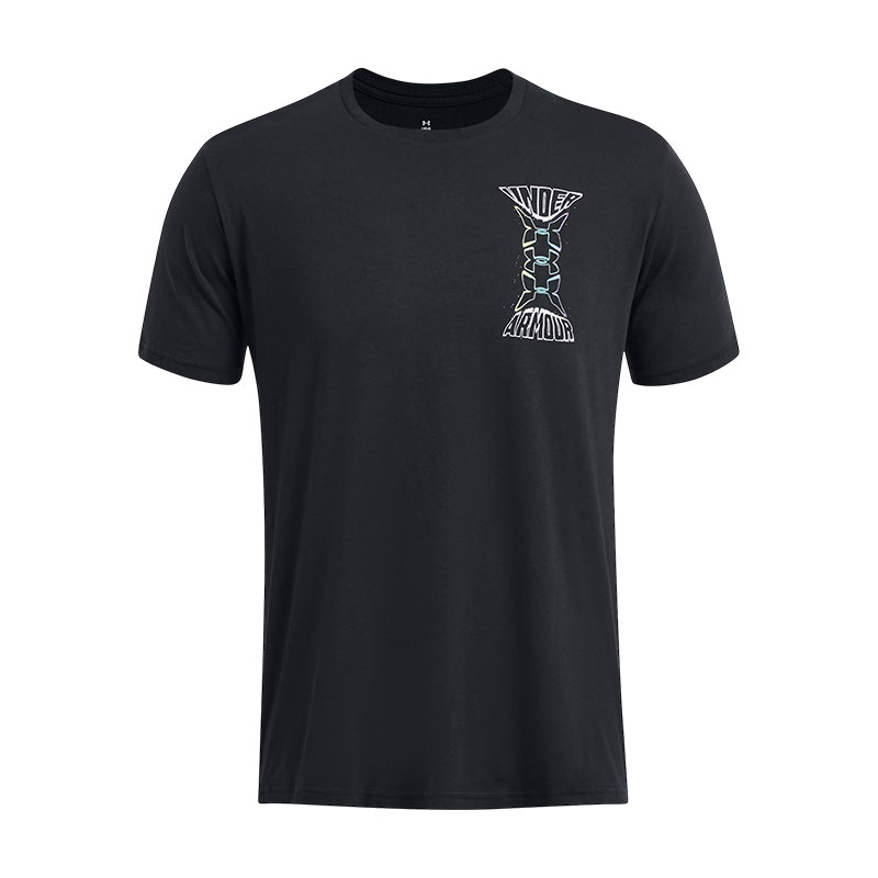 Under Armour Dusk To Dawn Skull Kısa Kollu T-Shirt Siyah