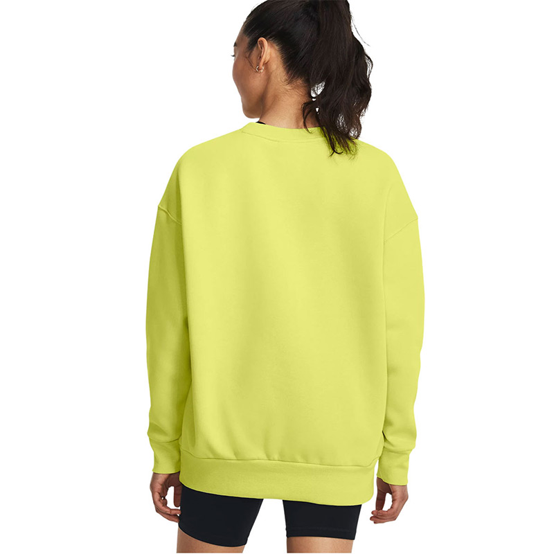 Under Armour Essential Fleece Kadın Oversize Uzun Kollu Sweatshirt Sarı