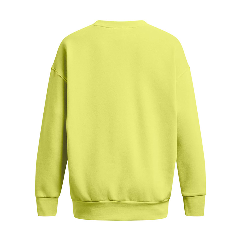 Under Armour Essential Fleece Kadın Oversize Uzun Kollu Sweatshirt Sarı