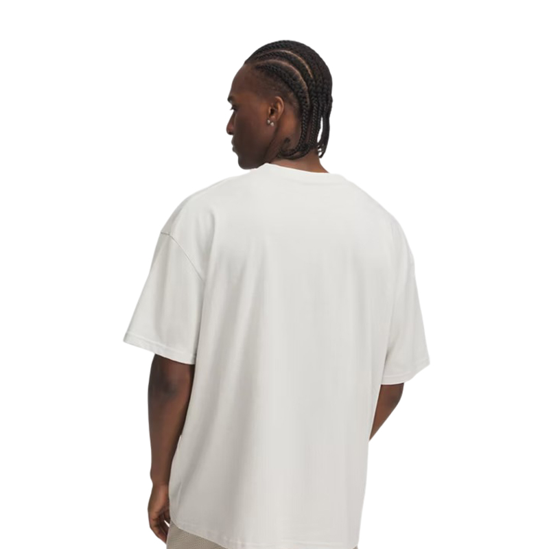 Under Armour Heavyweight Oversize Kısa Kollu T-Shirt Beyaz