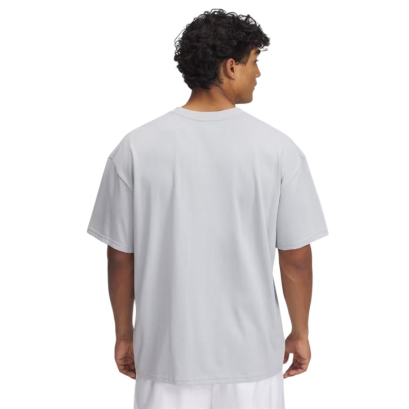 Under Armour Heavyweight Oversize Kısa Kollu T-Shirt Gri