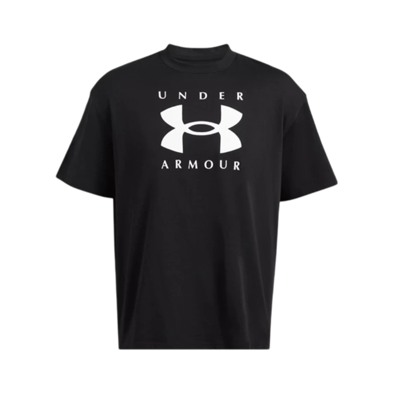 Under Armour Heavyweight Oversize Kısa Kollu T-Shirt Siyah