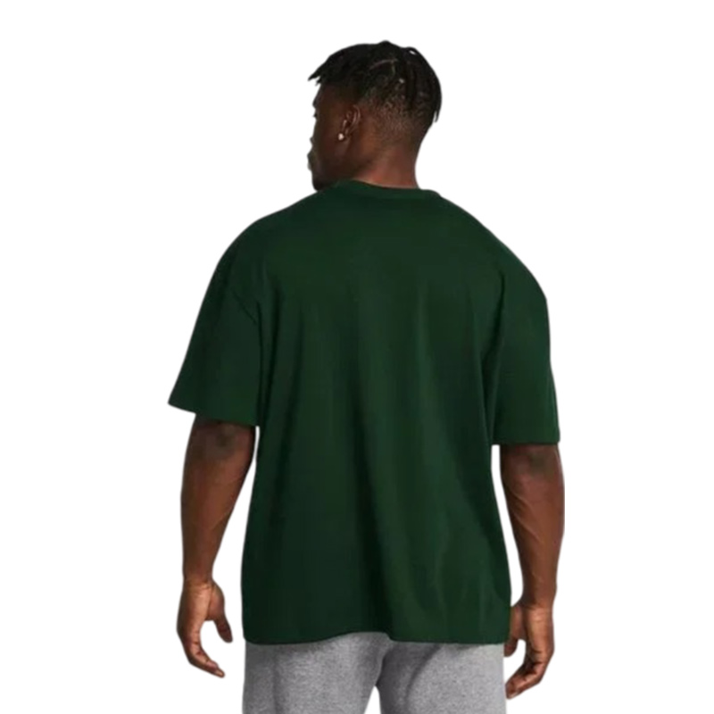 Under Armour Heavyweight Oversize Kısa Kollu T-Shirt Yeşil