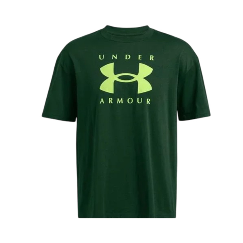 Under Armour Heavyweight Oversize Kısa Kollu T-Shirt Yeşil