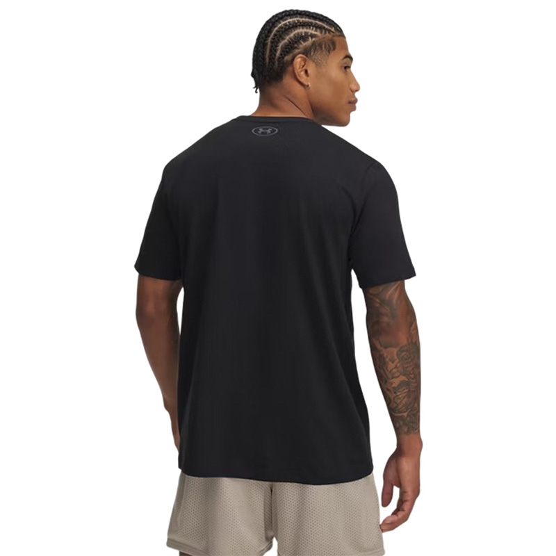 Under Armour Left Chest Fly In Logo Kısa Kollu T-Shirt Siyah