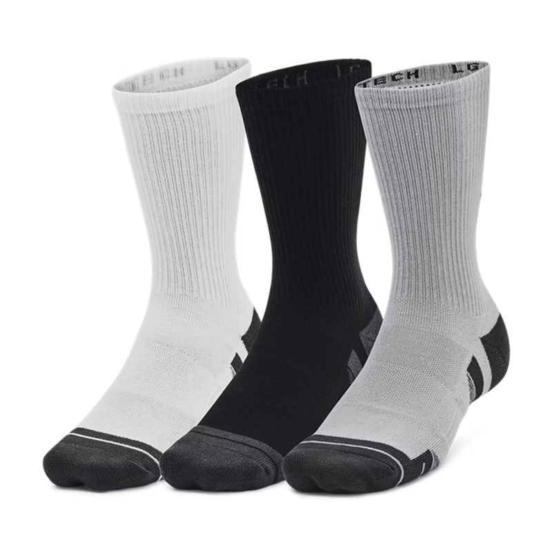 Under Armour Performance Tech 3'Lü Paket Crew Çorap Gri