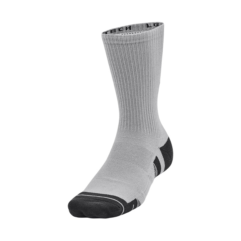 Under Armour Performance Tech 3'Lü Paket Crew Çorap Gri