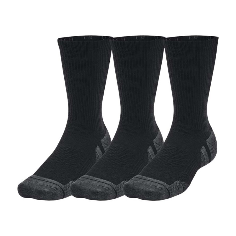Under Armour Performance Tech 3'Lü Paket Crew Çorap Siyah
