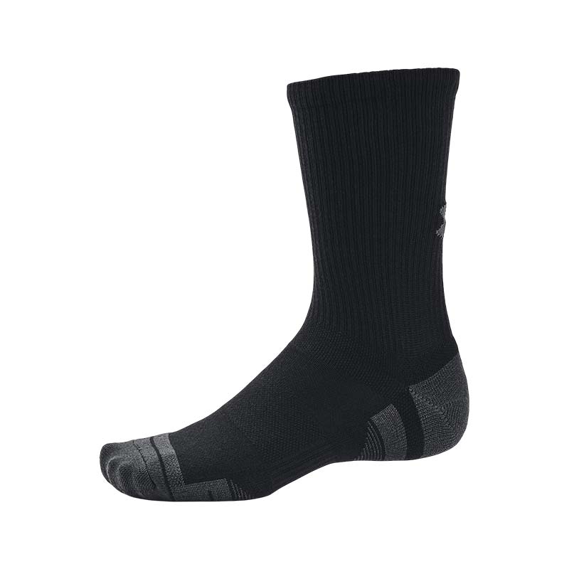 Under Armour Performance Tech 3'Lü Paket Crew Çorap Siyah