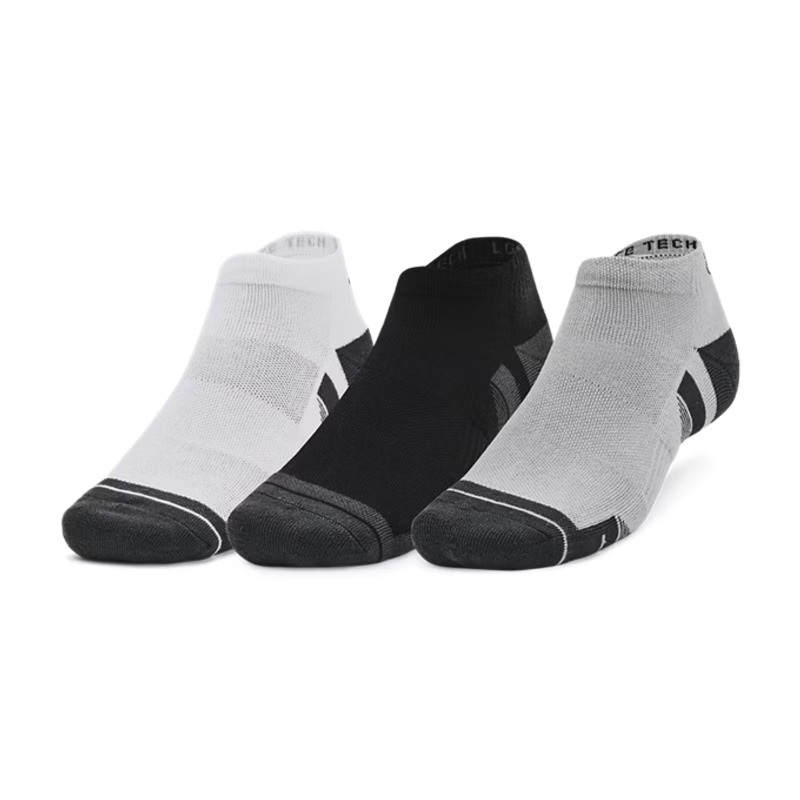 Under Armour Performance Tech 3'Lü Paket Low Cut Çorap Gri