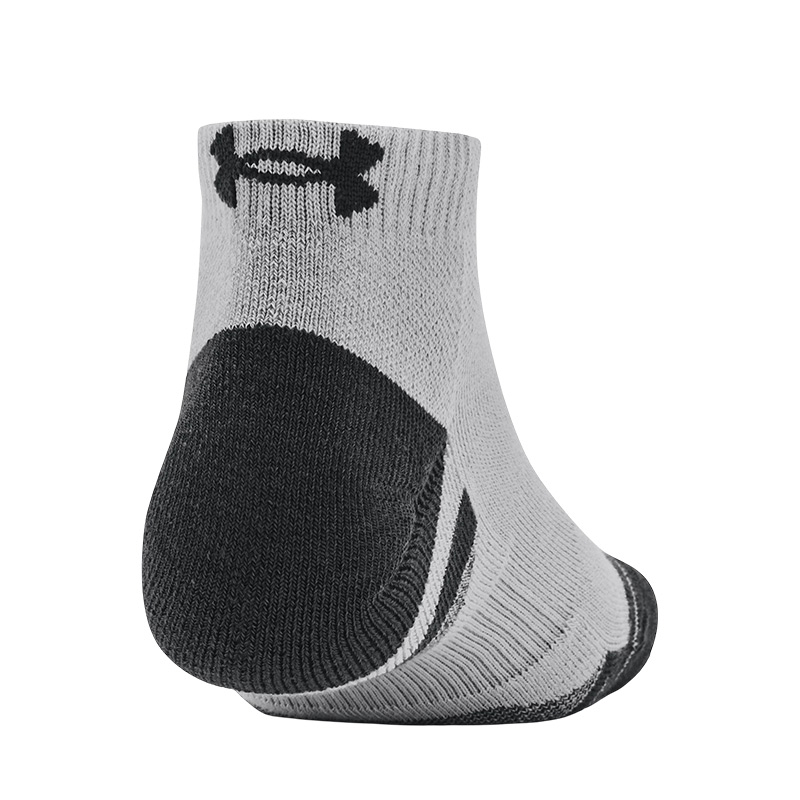 Under Armour Performance Tech 3'Lü Paket Low Cut Çorap Gri