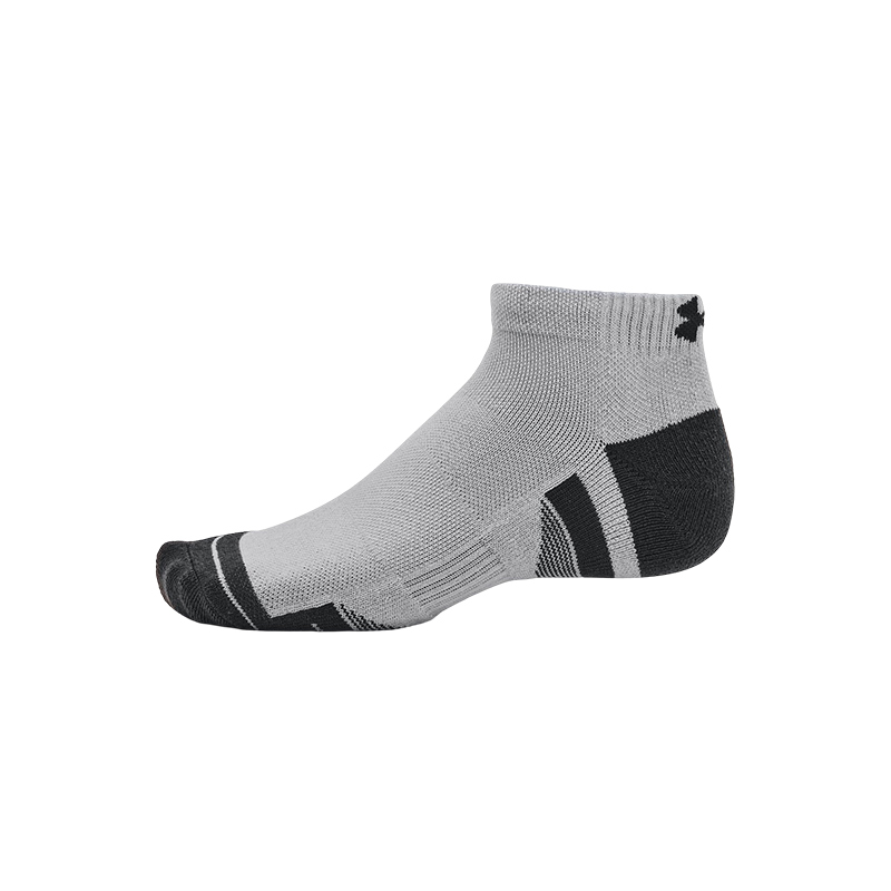 Under Armour Performance Tech 3'Lü Paket Low Cut Çorap Gri