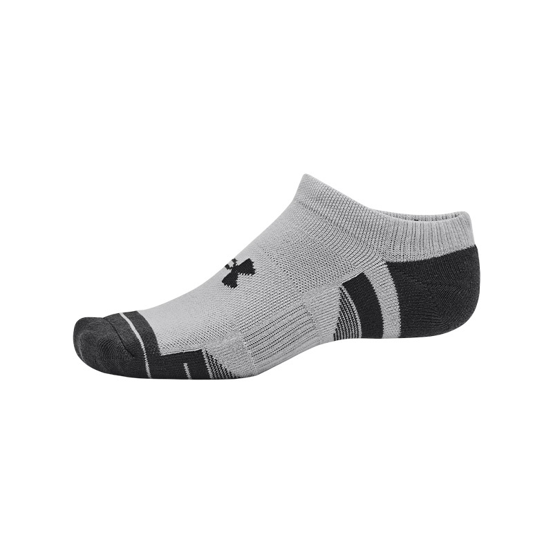 Under Armour Performance Tech 3'Lü Paket No Show Çorap Gri