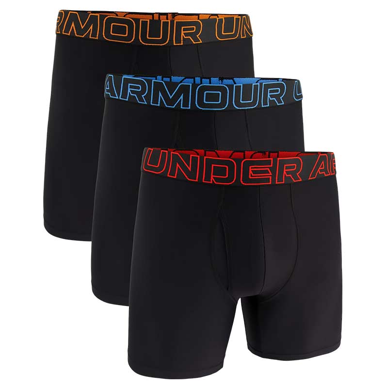 Under Armour Performance Tech 6" Boxerjock 3'lü Paket Çok Renkli