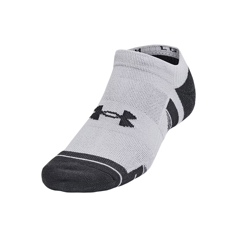 Under Armour Performance Tech No Show 6'Lı Paket Çorap Gri