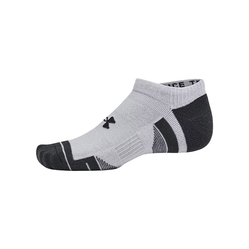 Under Armour Performance Tech No Show 6'Lı Paket Çorap Gri