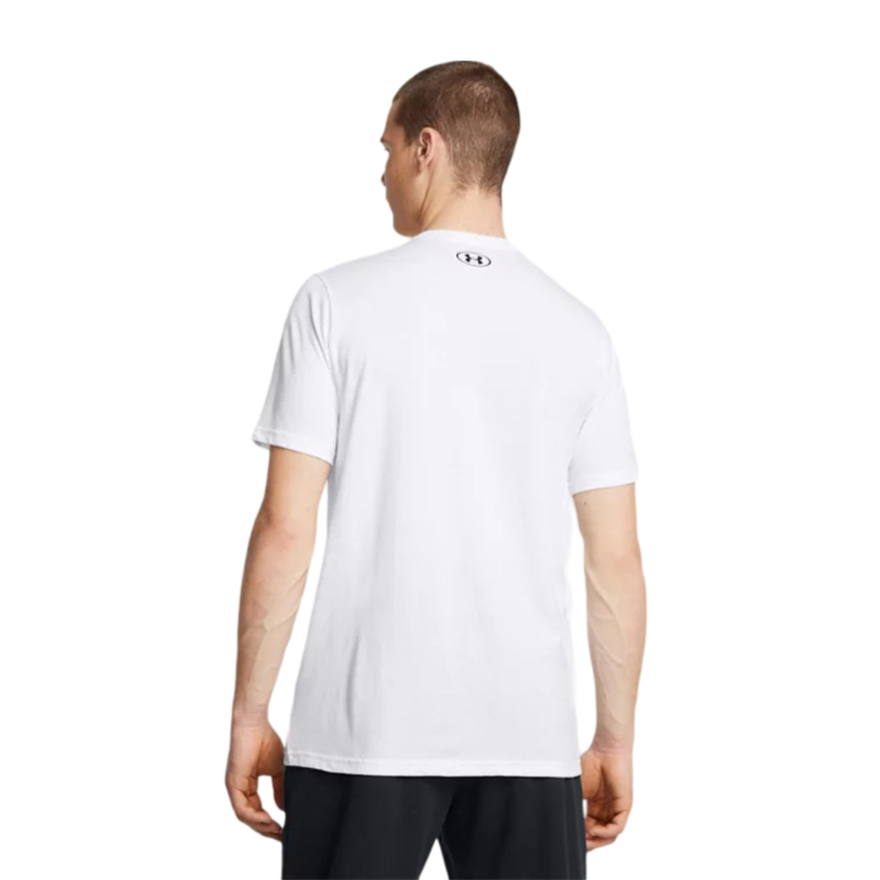 Under Armour Project Rock Payoff Graphic Kısa Kollu T-Shirt Beyaz Siyah