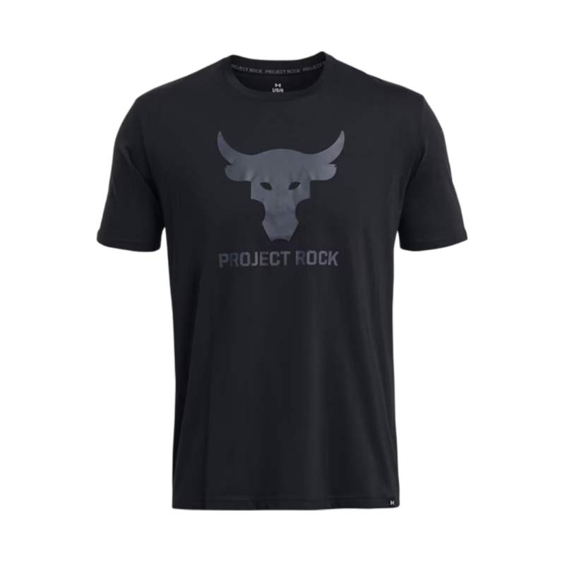 Under Armour Project Rock Payoff Graphic Kısa Kollu T-Shirt Siyah Gri
