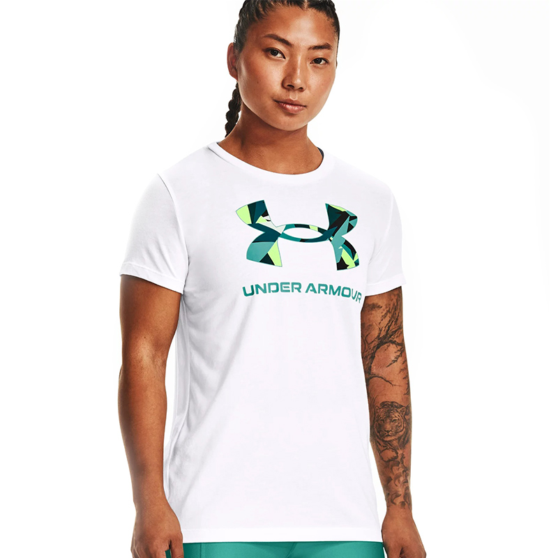 Under Armour Sportstyle Graphic Kadın Kısa Kollu T-Shirt Beyaz