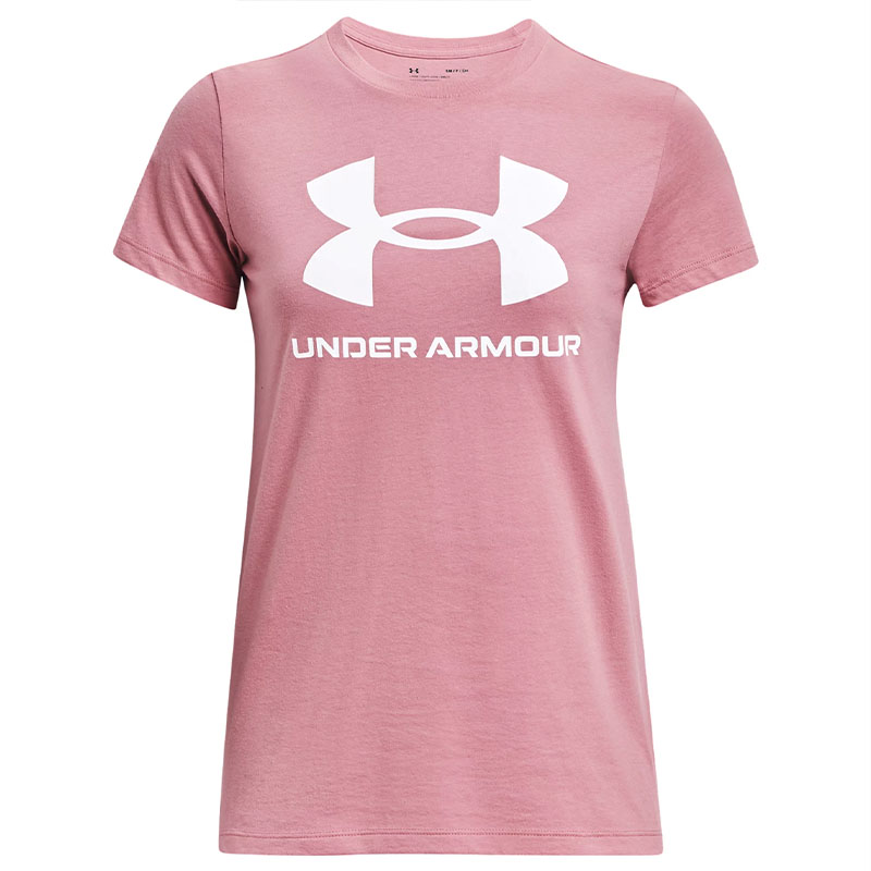 Under Armour Sportstyle Graphic Kadın Kısa Kollu T-Shirt Pembe