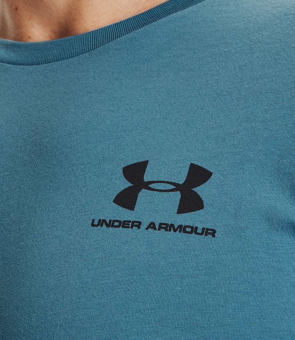 Under Armour Sportstyle Left Chest T-Shirt Açık Mavi