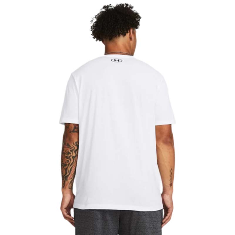Under Armour Sportstyle Logo Update K sa Kollu T Shirt Beyaz Supplementler