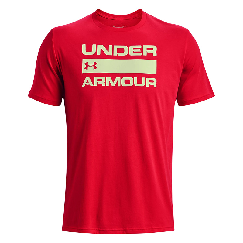 Under Armour Team Issue Wordmark T-Shirt Kırmızı Yeşil