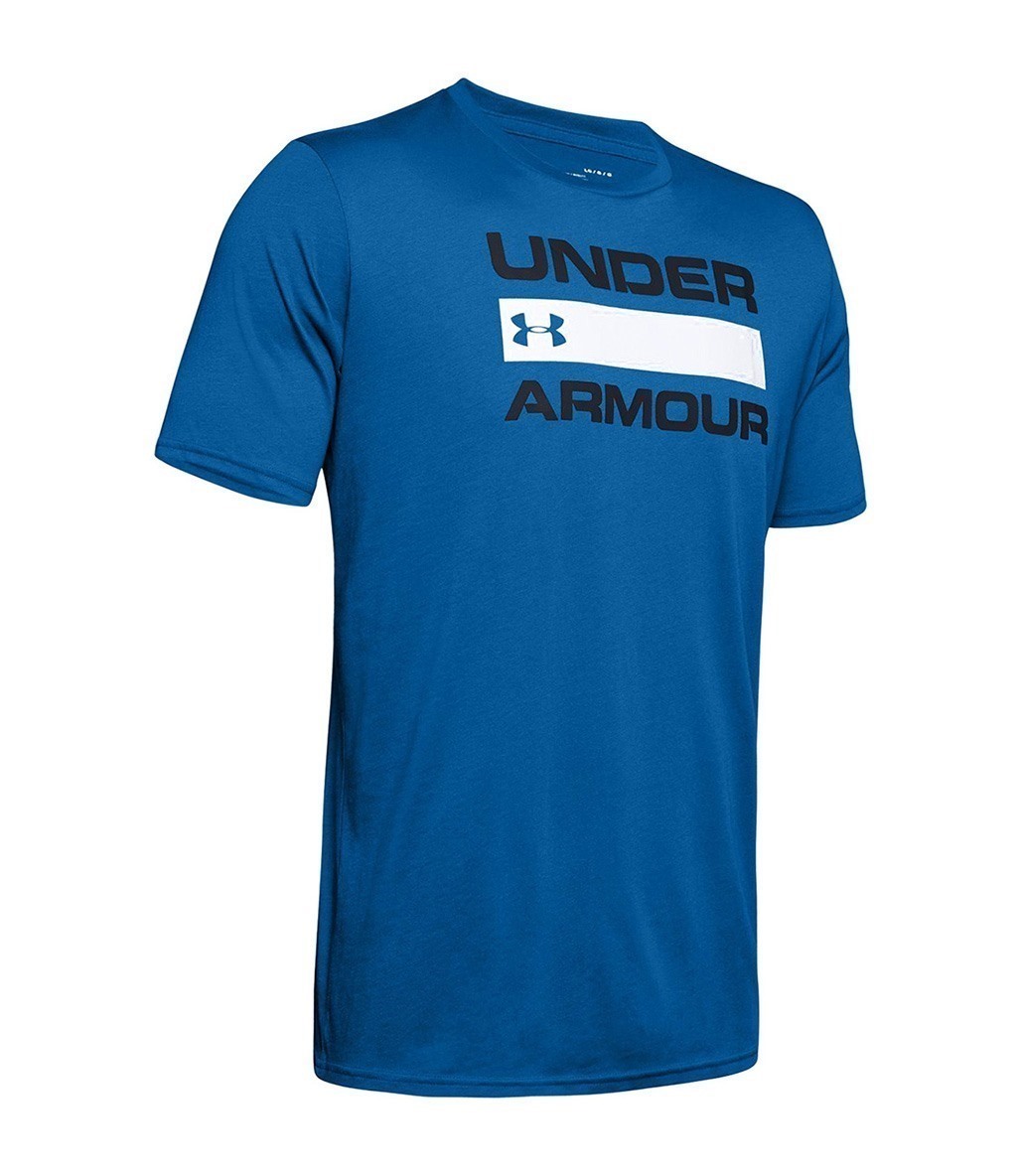 Under Armour Team Issue Wordmark T-Shirt Mavi Siyah