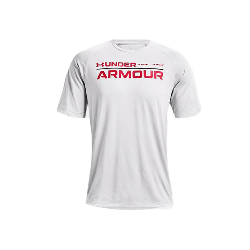 Under Armour Tech 2.0 Wordmark Kısa Kollu T-Shirt Gri