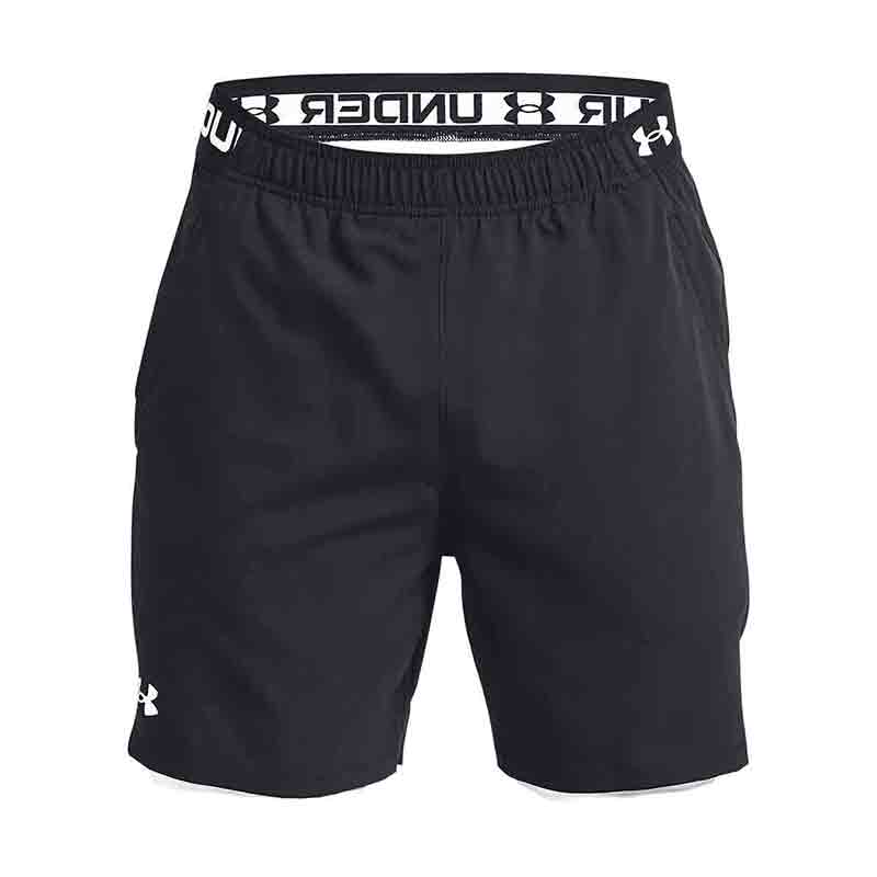 Under Armour Vanish Woven 2 in 1 Şort Siyah Beyaz