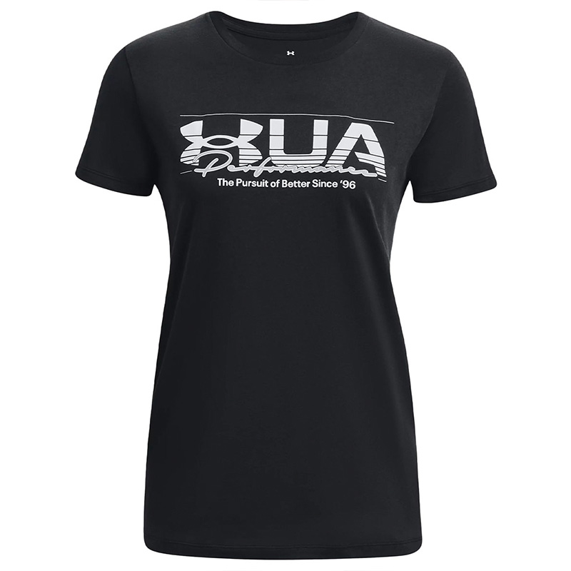 Under Armour Vintage Performance Kadın Kısa Kollu T-Shirt Siyah