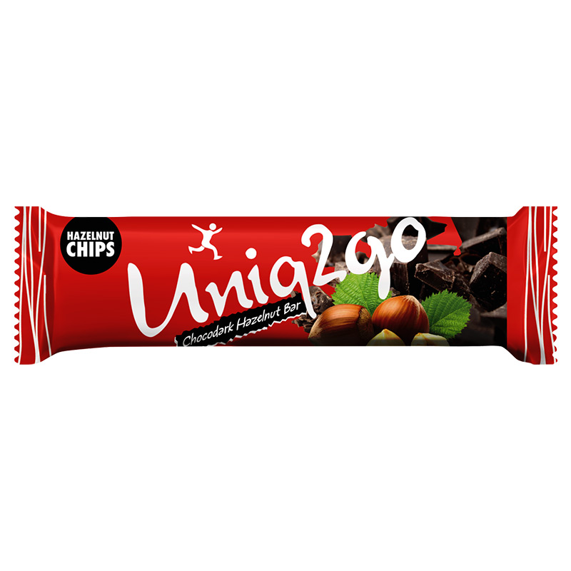 Uniq2go Chocodark Fındıklı Protein Bar 38 Gr