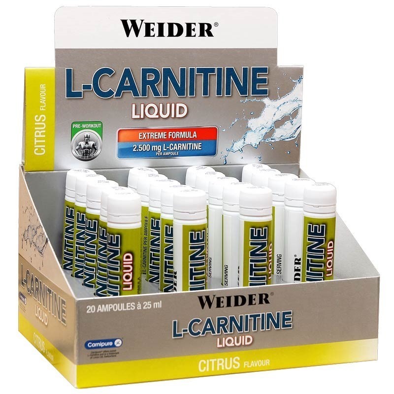 Weider L-Carnitine Liquid 2500 Mg 20 Ampül