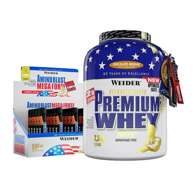 Weider Premium Whey 2300 Gr + Amino Liquid Mega Forte Kombinasyonu