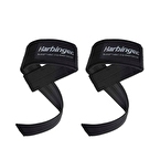 Harbinger Big Grip Padded Lifting Straps Siyah