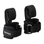 Harbinger Big Grip Pro Lifting Straps Siyah