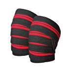 Harbinger Red Line Knee Wraps Siyah Kırmızı