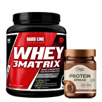 Hardline Whey 3 Matrix 908 Gr + Clean Powders Protein Spread Çikolata Kombinasyonu