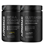 Kingsize Nutrition BCAA Complex 1000 Gr + Glutamine 750 Gr Aromasız Kombinasyonu