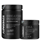 Kingsize Nutrition Creatine Powder + ZMA Complex Kombinasyonu