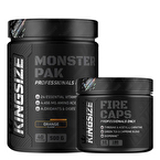 Kingsize Nutrition Fire Caps + Monster Pak Kombinasyonu