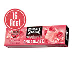 Muscle Cheff Proteinli Frambuazlı Çikolata 35 Gr 16 Adet