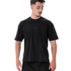 MuscleCloth Basic Oversize T-Shirt Siyah