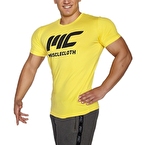MuscleCloth Basic T-Shirt Sarı