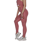 MuscleCloth Elise Cepli Spor Tayt Pembe